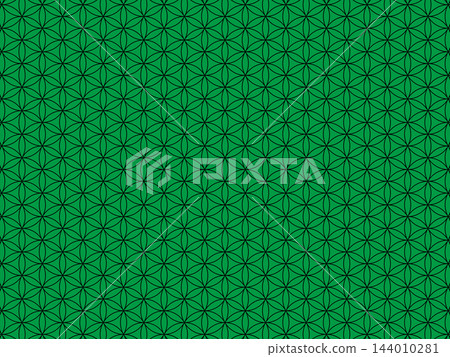 Green and black Flower of Life background Green and black Flower of Life background 144010281