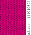 Pink and black Flower of Life background 144010602