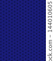 Navy blue and black Flower of Life background 144010605