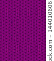 Purple and black Flower of Life background 144010606