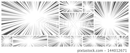 Manga radial pattern with comic speed effect background. Cartoon anime line vector for pop art graphic design. Dynamic light burst action book illustration. Manga radial pattern with comic speed effect background. Cartoon anime line vector for pop art graphic design. Dynamic light burst action book illustration. 144012671