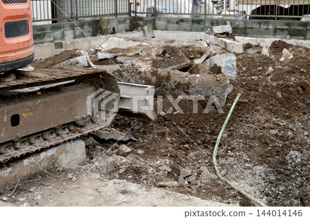 拆遷工作現場 拆遷工作現場 144014146