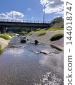 Sparkling water and blue sky, bridges and flowing rivers – the scenery of Yamaga. Sparkling water and blue sky, bridges and flowing rivers – the scenery of Yamaga. 144018747