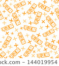 Orange indicates an incorrect seamless pattern 144019954
