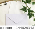 Invitations, messages, document mailings, clipboards and white envelopes, stationery, business, letters, message cards 144020348