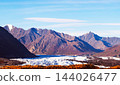 mountains and snow covered with snow 144026477