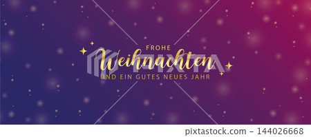shiny golden merry christmas greeting card on pink background vector illustration shiny golden merry christmas greeting card on pink background vector illustration 144026668