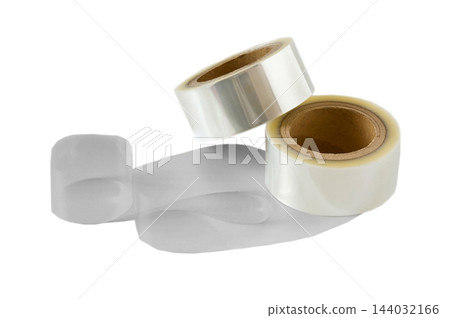 Curb tape decor for cakes, transparent, adhesive tape 144032166