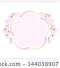 Weeping cherry blossom frame 144038907