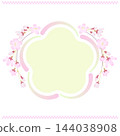 Weeping cherry blossom frame 144038908