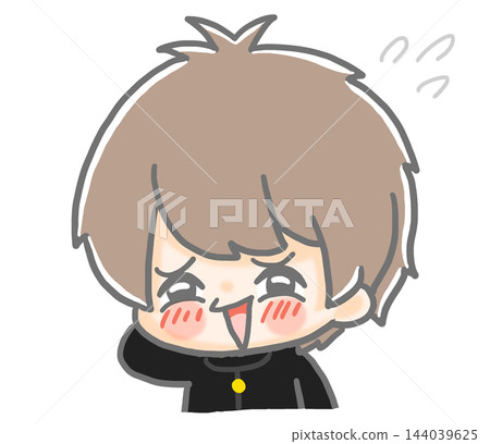尷尬的男學生 144039625