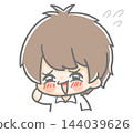 尷尬的男學生 144039626