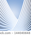 abstract blue background with white lines 144040848