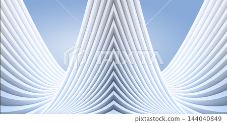 golden color wavy lines on blue background golden color wavy lines on blue background 144040849
