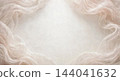 Soft white chiffon frame background 144041632
