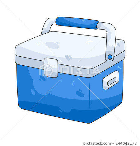 Illustration of cooler box 144042178