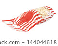 Popcorn bag isolated on white background 144044618