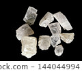 gypsum mineral isolated 144044994