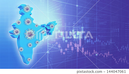 coronavirus COVID-19 infected in indian. The financial stock market crash coronavirus COVID-19 infected in indian. The financial stock market crash 144047061