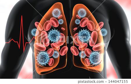 Coronavirus in human lungs Coronavirus in human lungs 144047155