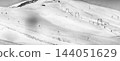 Ski resort with chairlifts and skiers, Campocatino, Italy 144051629