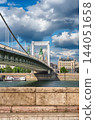 Elizabeth Bridge and Danube River in Budapest, Hungary 144051658